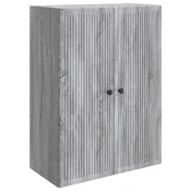 Ormar za montažu na zid Siva Sonoma 66 x 34,5 x 90 cm