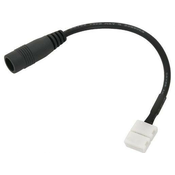 Konektor za priklop LED traku na adapter moški 8mm s kablom