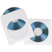 Hama Hama CD ovitek 1 CD/DVD/Blu-Ray papir Bela 50 KOS (Š x V x G) 125 x 125 x 1 mm 00062671