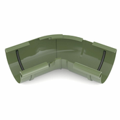 STREFA BRYZA nastavljiv notranji vogal 120°-145° plastika O 125 mm, zelena RAL 6020