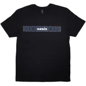 Oasis Majica Horizontal Bars Logo Unisex Black 2XL
