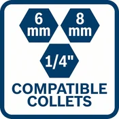 BOSCH plavi alat GKF 12V-8 Solo Akumulatorska glodalica