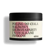 Grobozrnati piling za telo MALINA 300 ml s koščki maline