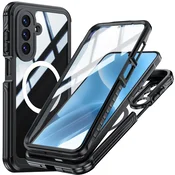 INF Samsung A17 Robusten Ovitek za Telefon: 360 Popolna Zaščita, Odporen na Udare Black, (5000274691)