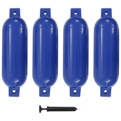vidaXL Odbojniki za čoln 4 kosi modri 51x14 cm PVC