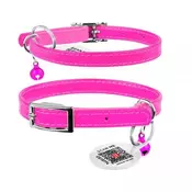 Collar Usnjena ovratnica za muce Pink