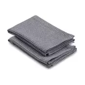 Kela Tkanina KL-12877 CAJA 2 kom 55% pamuk/45% bambus siva 32x32 cm