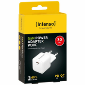 (Intenso) Punjac kucni, brzi, USB-C, 3A, 30W - Power Adapter W30C Gan