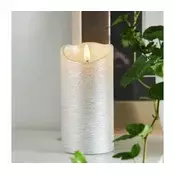 Eglo 411514 - LED Božicna dekoracija FLAMME LED/0,03W/2xAA srebrna