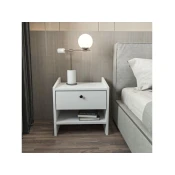 Hanah Home Nocni ormaric Berlin, 45x45x35 cm, Bijela