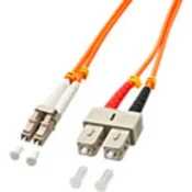 Lindy LC/SC 2m optični kabel OM2 Večbarvno, Oranžna