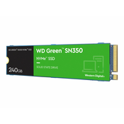 WD Green SN350 NVMe SSD 250GB M.2 2280, WDS250G2G0C
