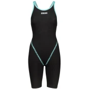 Arena powerskin primo closed back racing black/teal xs - uk30