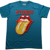 The Rolling Stones Dia Tongue (Embellished) Teal Blue M Majica