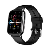 INF Pametna ura: srčni utrip, krvni tlak, kisik v krvi, spanje, 24 športnih načinov, IP67, 1,69 zaslon na dotik Black, (21236387)