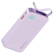 USAMS USAMS POWERBANK ZA LIGHTNING 10000 MAH PD 20W KABEL NA TULJAVO IPHONE 12 13 15, (5000008735)