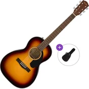 Fender CP-60S Parlor WN Basic SET Sunburst Akusticna gitara