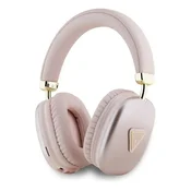 GUESS METALLIC TRIANGLE LOGO Bluetooth slušalice, STEREO v5.4, vodootporne IPX4, ROZA