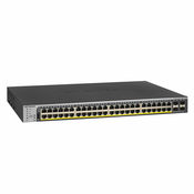 NETGEAR GS752TPP, Upravljano, L2/L3/L4, Gigabit Ethernet (10/100/1000), Podrška za napajanje putem Etherneta (PoE), Montaža u poslužiteljski ormar, 1U