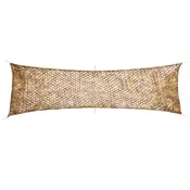 vidaXL Kamuflažna mreža z torbo za shranjevanje 519x142 cm peščeno rjava