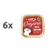 Lilys Kitchen Organic Paté Adult - govedina, piščanec in svinjina 6 x 85 g