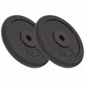 Uteži 2 kosa 20 kg lito železo