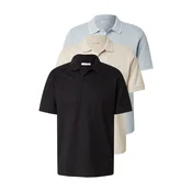 JACK & JONES Majica JJEAUSTIN  kremna / svetlo modra / črna