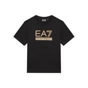 EA7 Emporio Armani Majica 7B000350 AF10375 MC004 Črna Regular Fit