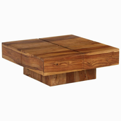 Stolic za kavu 80 x 80 x 30 cm od masivnog bagremovog drva