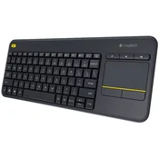 LOGITECH K400 Plus Wireless Touch Keyboard - BLACK - US INTL