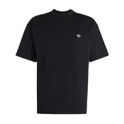 ADIDAS ORIGINALS Majica Trefoil Essentials črna/bela