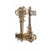 Lilium ukras metalni kljucevi set/4,15cm, ANY101350