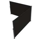 VEVOR Zložljiv stranski nadstrešek 180x600 cm črne barve