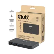 CLUB3D CSV-2512 prekidač KVM Crno