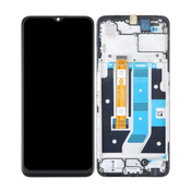 Oppo A78 4G CPH2565 - LCD zaslon + steklo na dotik + okvir (Mist Black) OLED