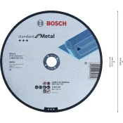 Ravne rezalne plošče za žage Standard for Metal 230 mm, 22,23 mm