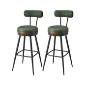 Songmics Barski stol EKHO 56x56x1015 cm zelen