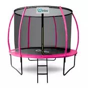 INLEA ULTIMATE Jump Trampolin 250 cm s unutarnjom zaštitnom mrežom – ružicasta