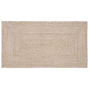Tepisi za podrucja Prirodna i bijela 60 x 110 cm Juta
