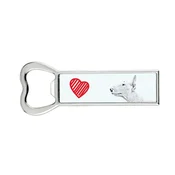 Artdog Bull terier - odpirač za steklenice s psom, personaliziran odpirač za hladilnik, edinstveno darilo za moškega znamke Art-Dog