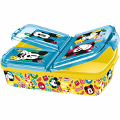 Kutija za Rucak s Pretincima Mickey Mouse Fun-Tastic 19,5 x 16,5 x 6,7 cm polipropilen