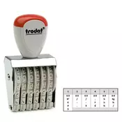 Numerator gumeni 6mesta/H- 5mm Trodat 1556