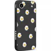 Pnakqil zaščitni ovitek Flowers za Apple iPhone 17 Pro Max - Črna KP39893