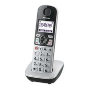Panasonic KX-TGQ500 srebrna Senioren-Telefon mit IP-Technologie