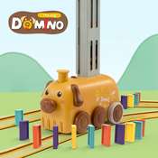 CAB Toys Pasji vlakec - Električno avtomatsko zlaganje domin kock