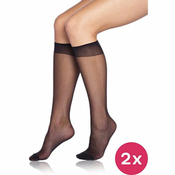 Bellinda 2 PAKET - najlonske nogavice Die Passt 20 DEN Black BE200315-094-U
