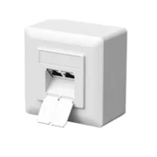 FGB CAT6a univerzalna mrežna vtičnica z 2 RJ45 priključkoma