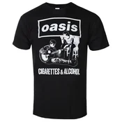 Metal majica moška Oasis - Cigarettes & Alcohol Illustration Mono - ROCK OFF - OASTS38MB