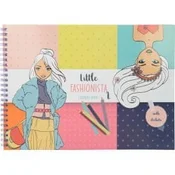 Creative Bojanka za decu Little fashionista, A4