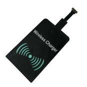 Northix Adapter Qi - sprejemnik za brezžični polnilnik za mikro-USB - črn